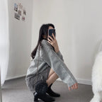 Preppy style pleated skirt and pants