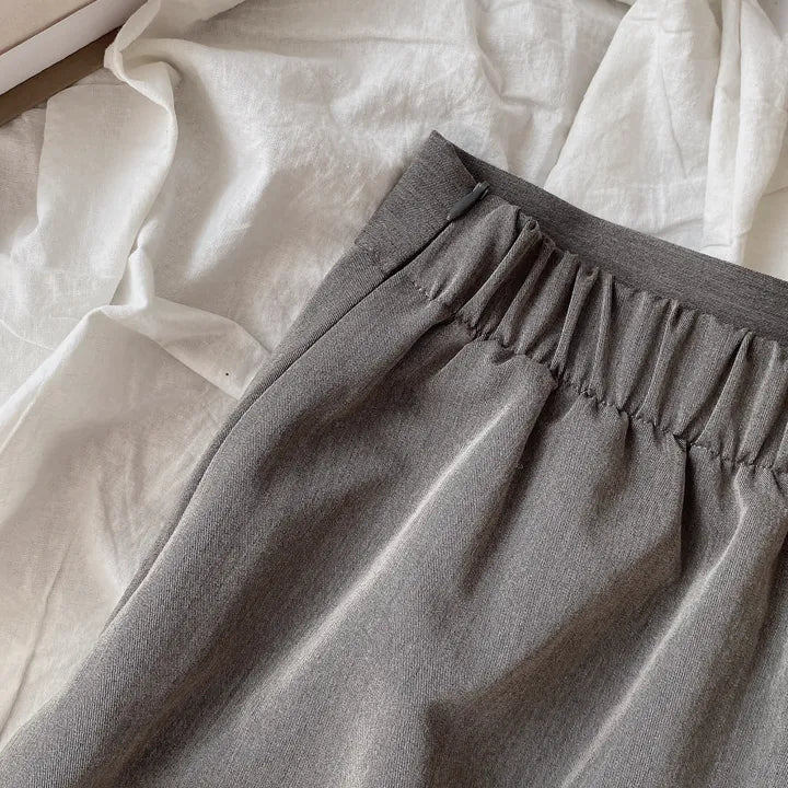 Preppy style pleated skirt and pants