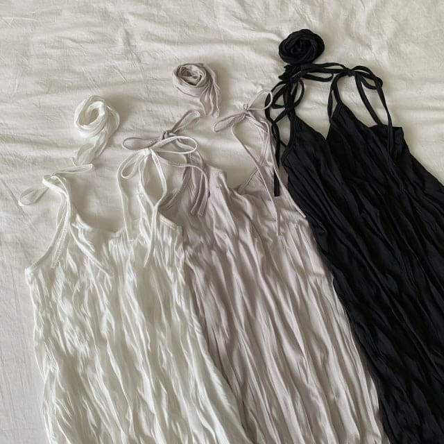 【Sweet and Girlish】Ruffled Dress Set