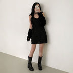 【Sweet and Girlish】Ruffled Dress Set