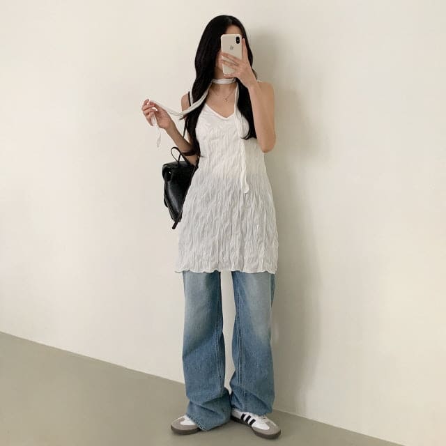 【Sweet and Girlish】Ruffled Dress Set