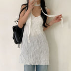【Sweet and Girlish】Ruffled Dress Set