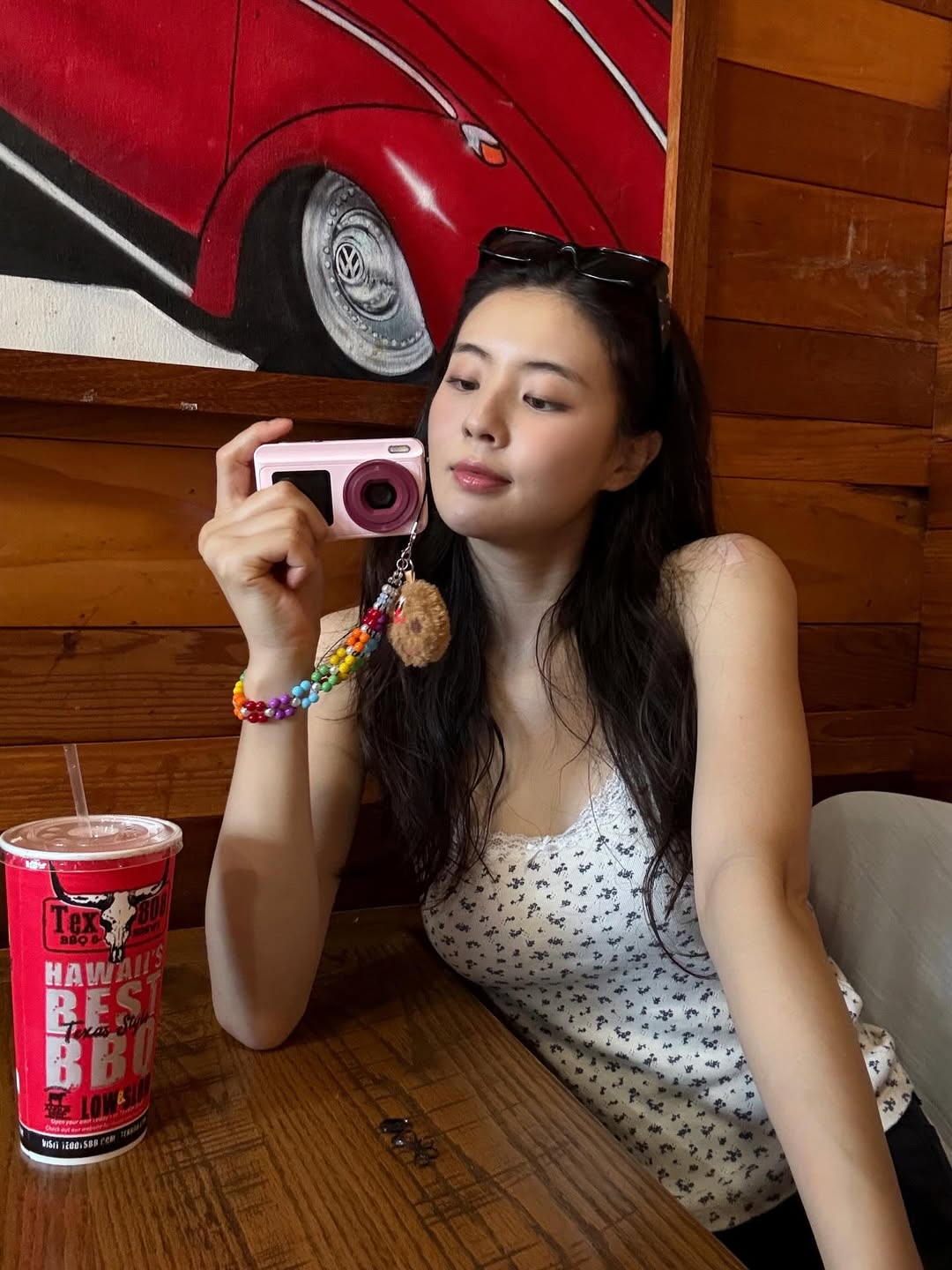 【韓星同款】復古CCD text me.