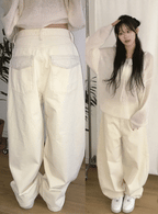 【彎刀神褲】Check Pocket Pants