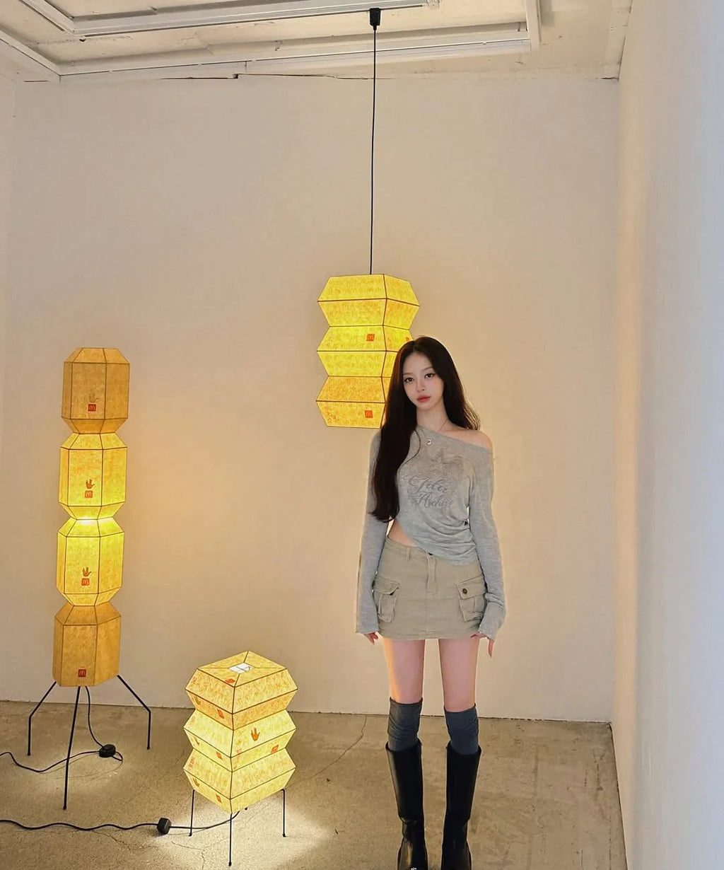 【JISOO同款】STAR WING SHEER LONG SLEEVE