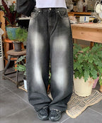 【OOTJ】Hip Pocket Wide Jeans 