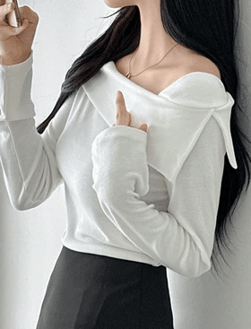 Winter First Love Off Shoulder Top