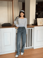 【🩶Spring/Summer Must-Have】Wide Fit Washed Jeans