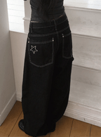 【彎刀神褲】Star Heart Jeans