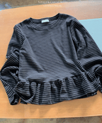 【🩶層疊穿搭】Layered Mood Stripe Tee