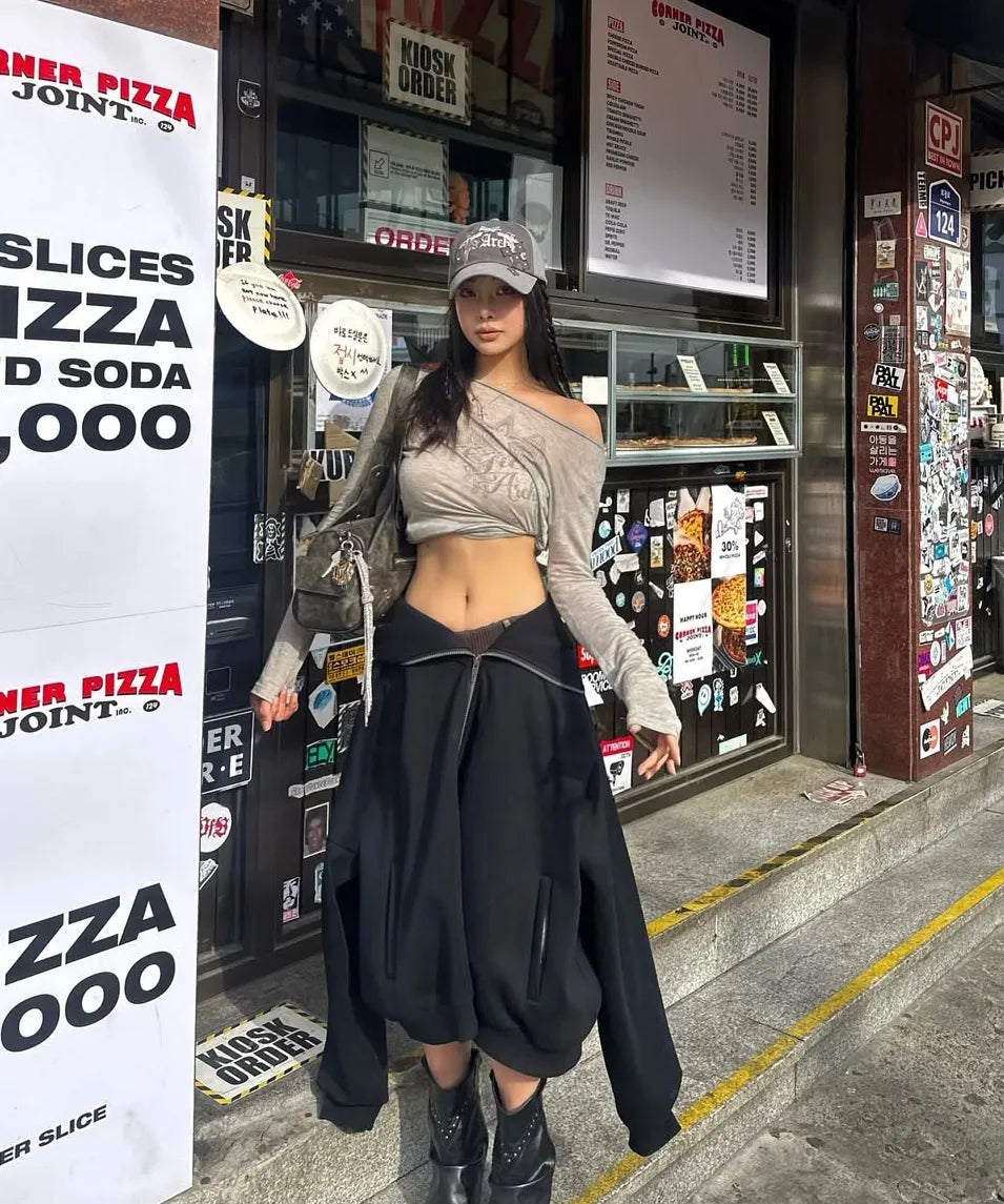 【JISOO同款】STAR WING SHEER LONG SLEEVE