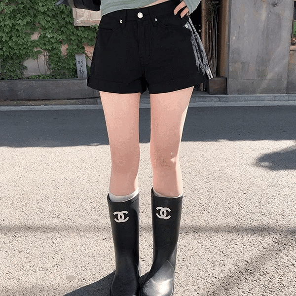 【y2k熱褲】Side Button Shorts