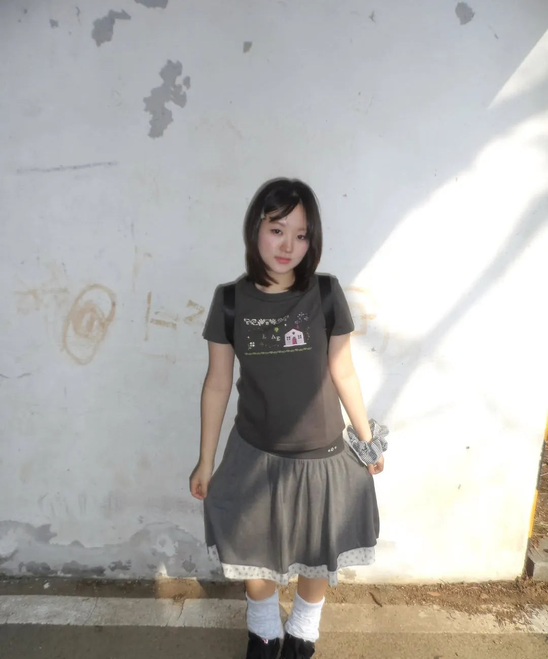 aeae - LAYERED SKIRT