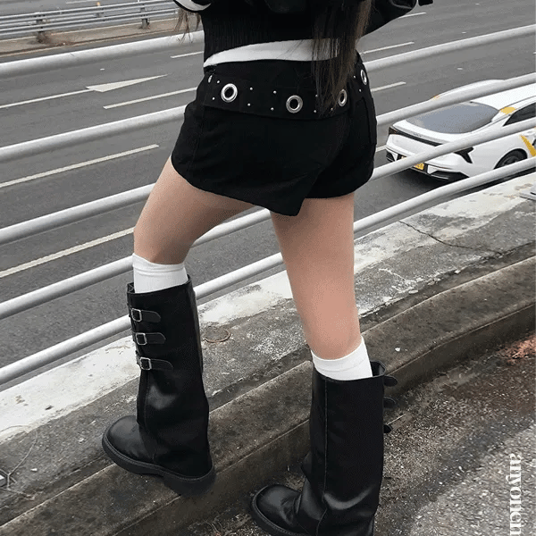 【y2k酷夏】Streetwear Stud Shorts