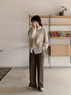Korean website makes its own Soft Clean casual pants