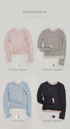 [Can be layered] Tencel Basic Tee