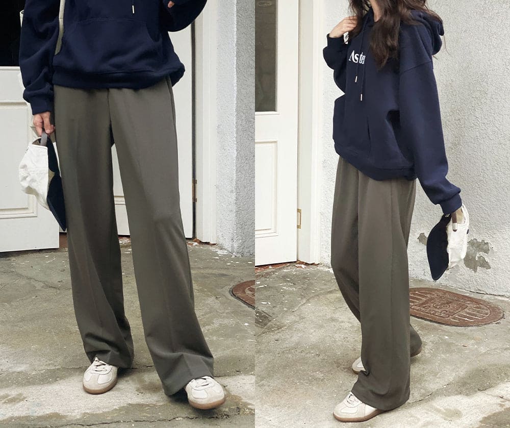 Korean website makes its own Soft Clean casual pants