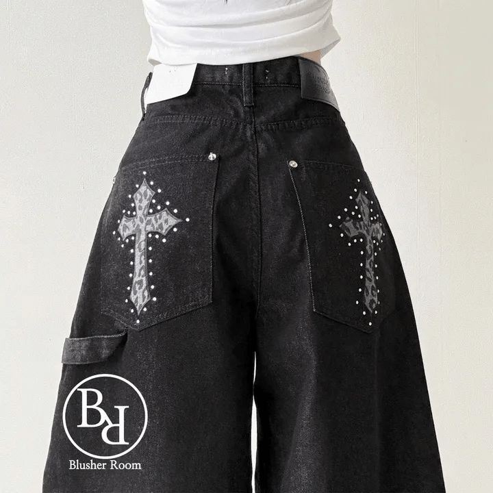 【Divine Pants Series】Cross Back Jeans 