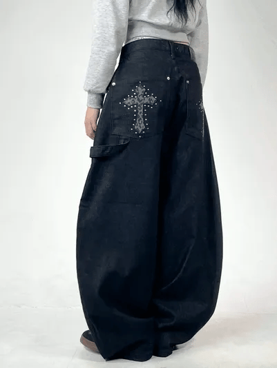 【Divine Pants Series】Cross Back Jeans 