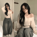 【時尚單品】Balloon Slim Waist Knit