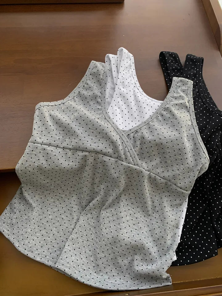 Dot Layered Sleeveless
