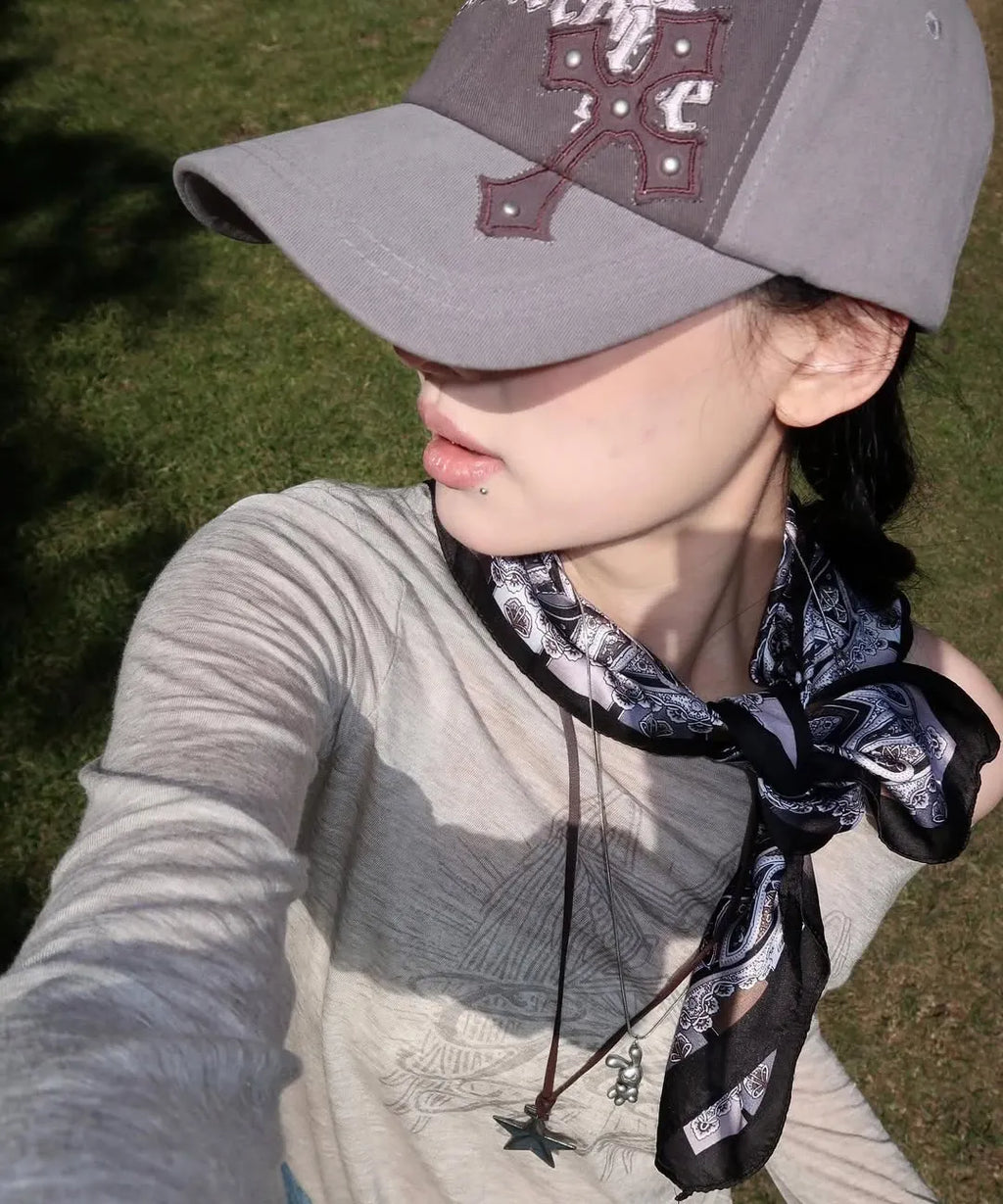 【JISOO同款】STAR WING SHEER LONG SLEEVE