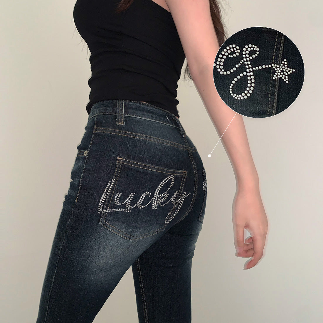 【🖤y2k】Lucky Ones Bootcut Jeans