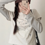 【層疊穿搭】Layered Star Patch Tee