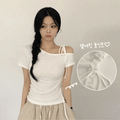 [Sweet and Salty] Newdi One-Shoulder Tee 