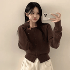 【 🩶Daily】Label Cardigan