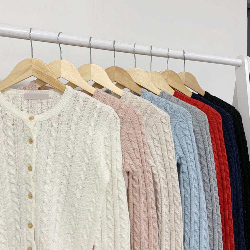 Extremely comfortable cable knit cardigan 