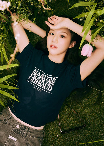 Marithe W CLASSIC LOGO CROP TEE(Wendy同款)