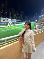 Y2K高腰單扣迷你裙