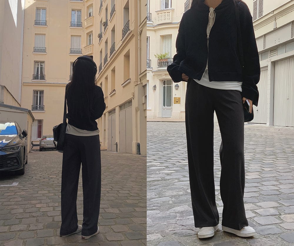 Korean website makes its own Soft Clean casual pants