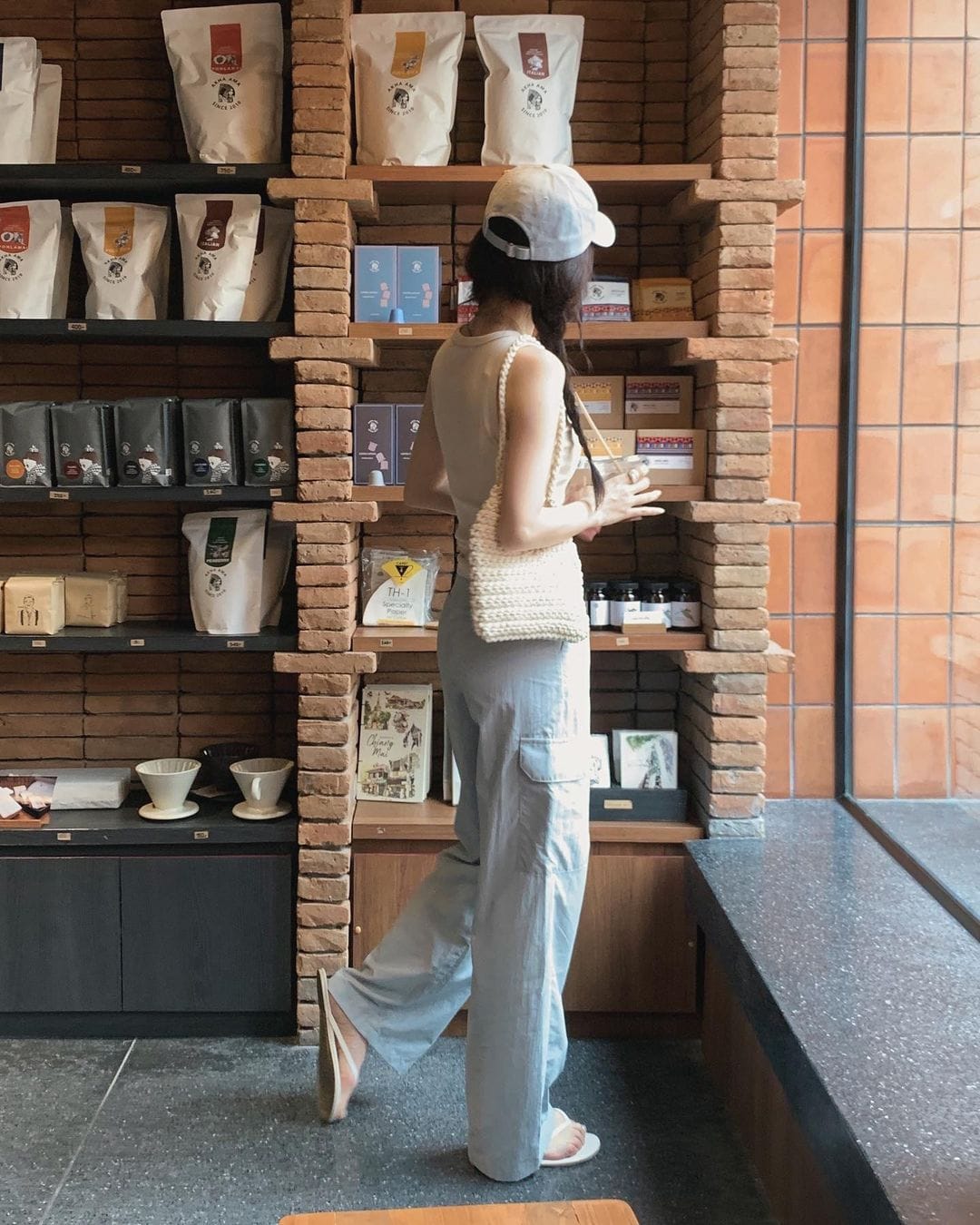 Korean website homemade simple slim-fit vest 