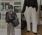 Korean website makes its own Soft Clean casual pants