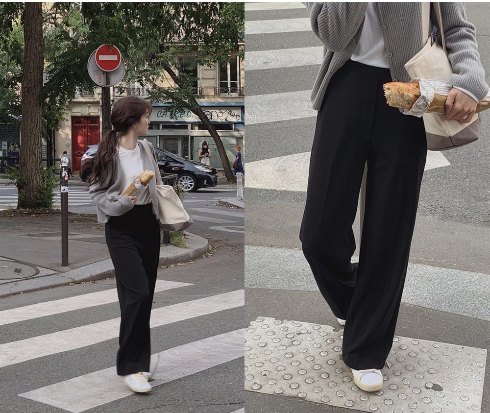 Korean website makes its own Soft Clean casual pants