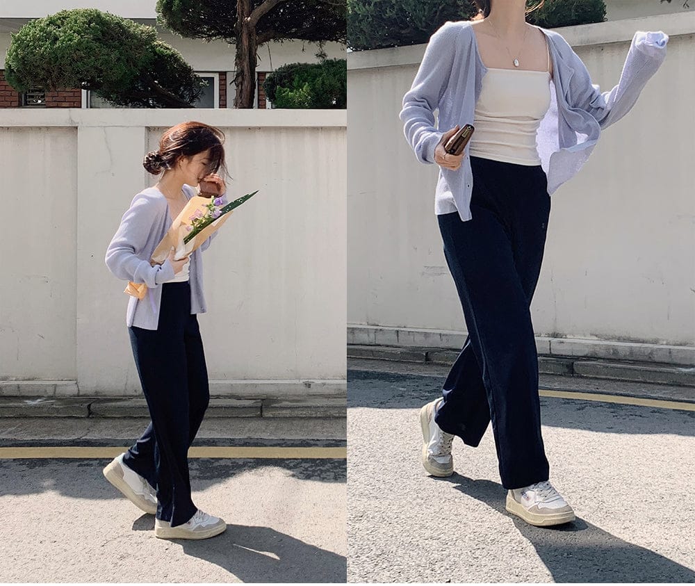 Korean website makes its own Soft Clean casual pants