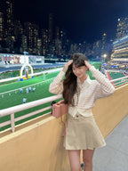 Y2K高腰單扣迷你裙