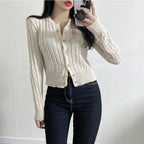 Extremely comfortable cable knit cardigan 