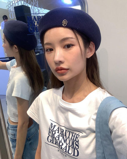 Marithe W CLASSIC LOGO CROP TEE(Wendy同款)