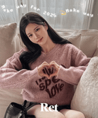 【柔軟厚實】How To Spell Love Knit