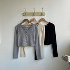 Refreshing vest and cardigan two-piece set