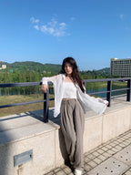 垂感直筒西褲2.0（可改短）