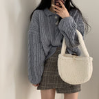 【🍷Christmas &amp; New Year PICK】Double-button collar cable knit top