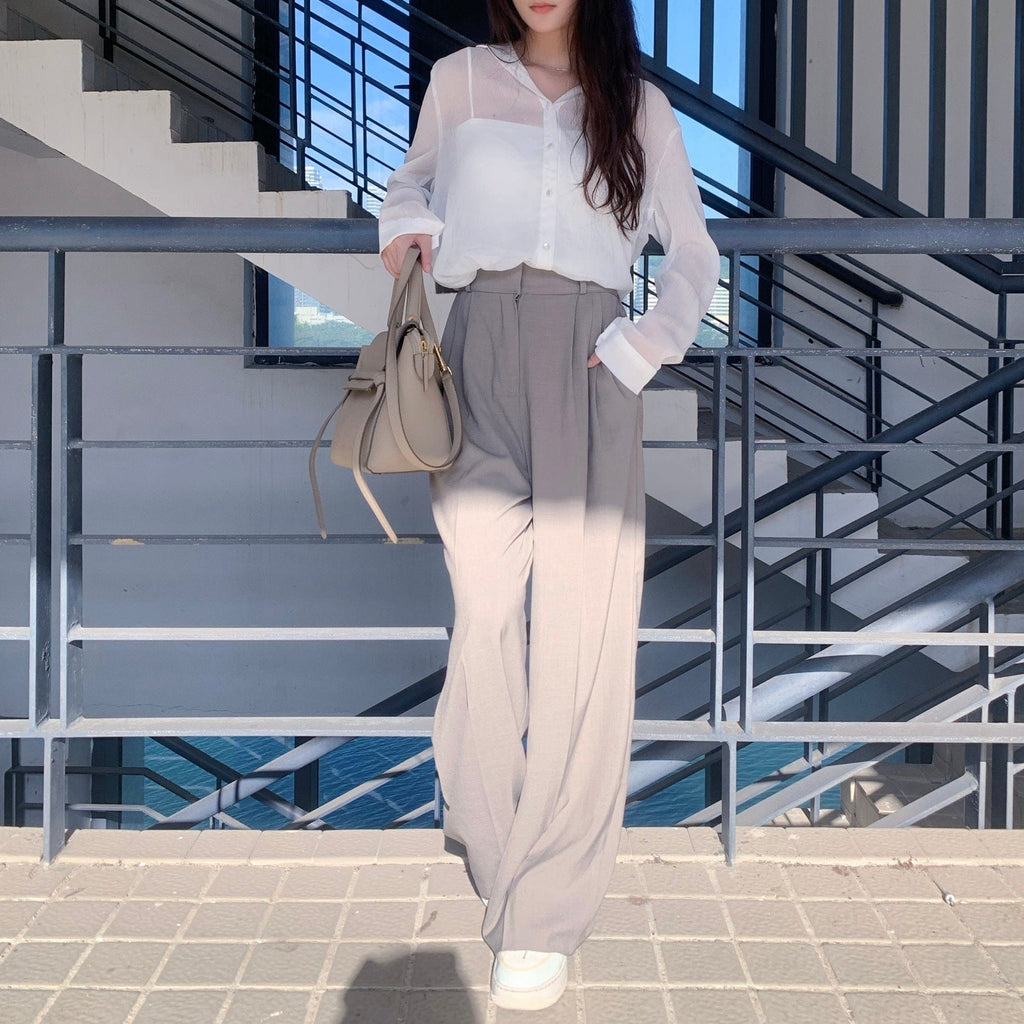 垂感直筒西褲2.0（可改短）