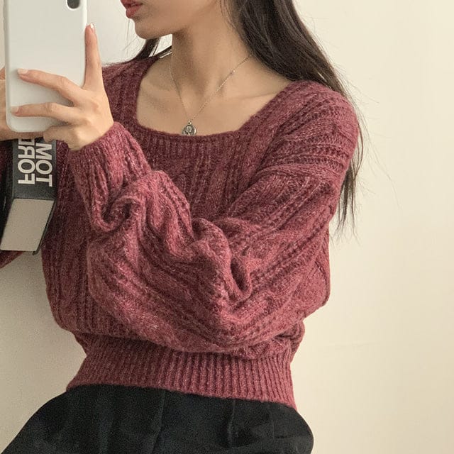 【🍷聖誕新年PICK】Cable Square Knit