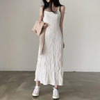 Ruffled camisole maxi dress