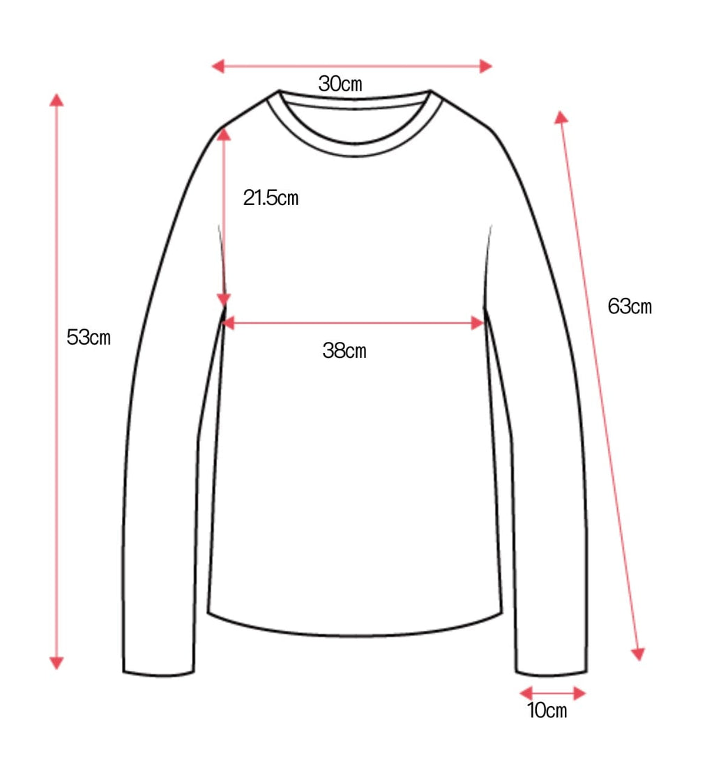 Off-the-shoulder long-sleeved top