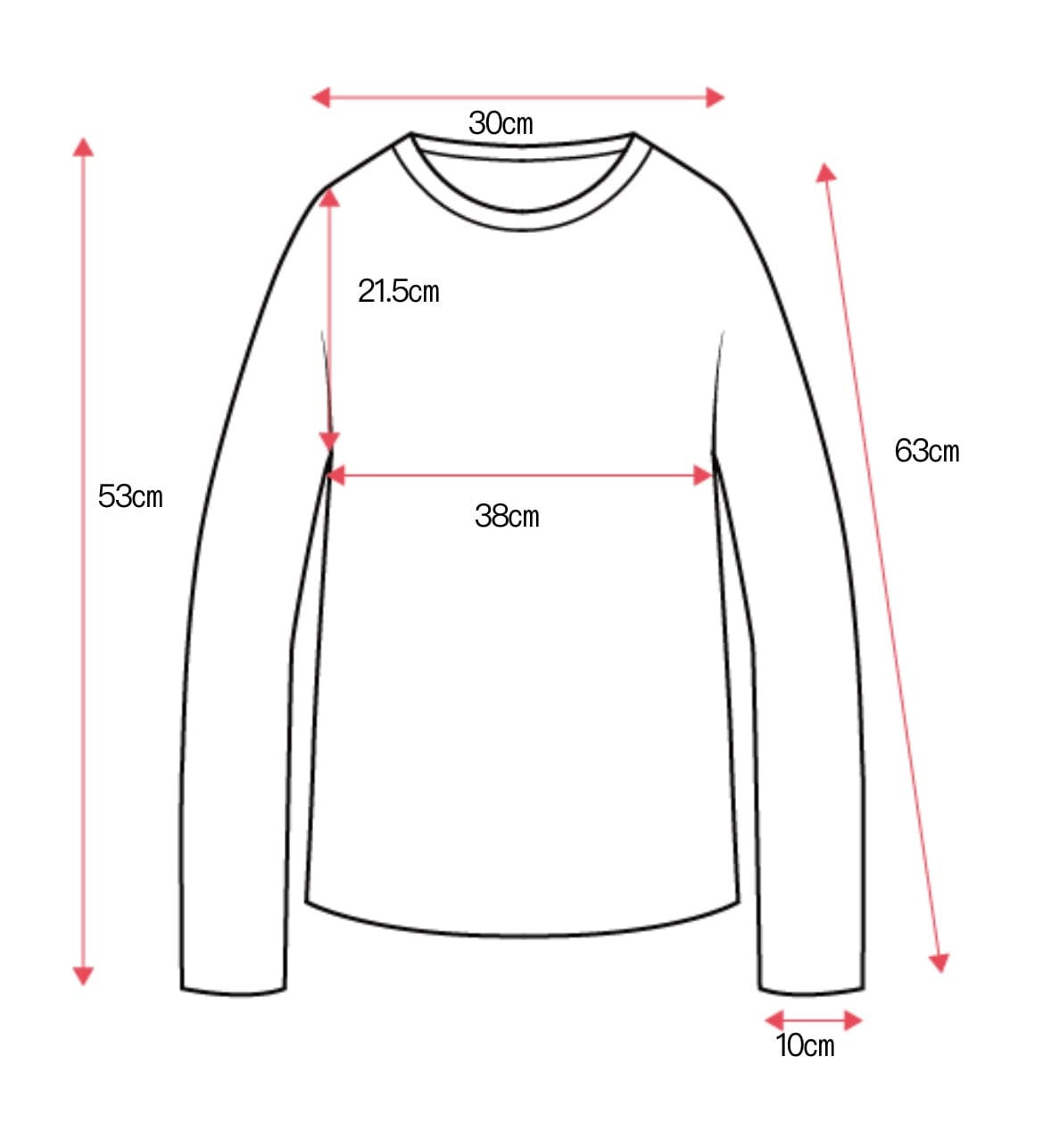 一字領細肩長袖Top